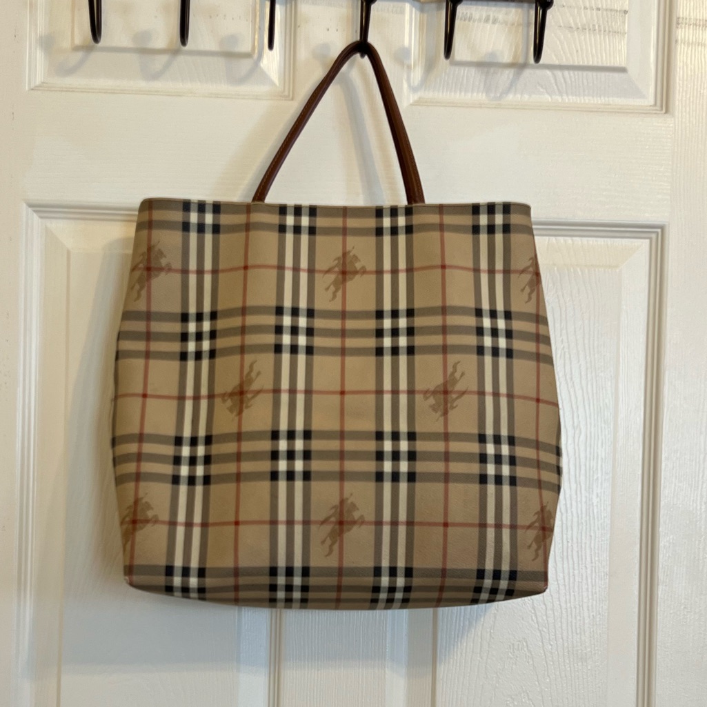 Burberry London Nova Check Tote Bag